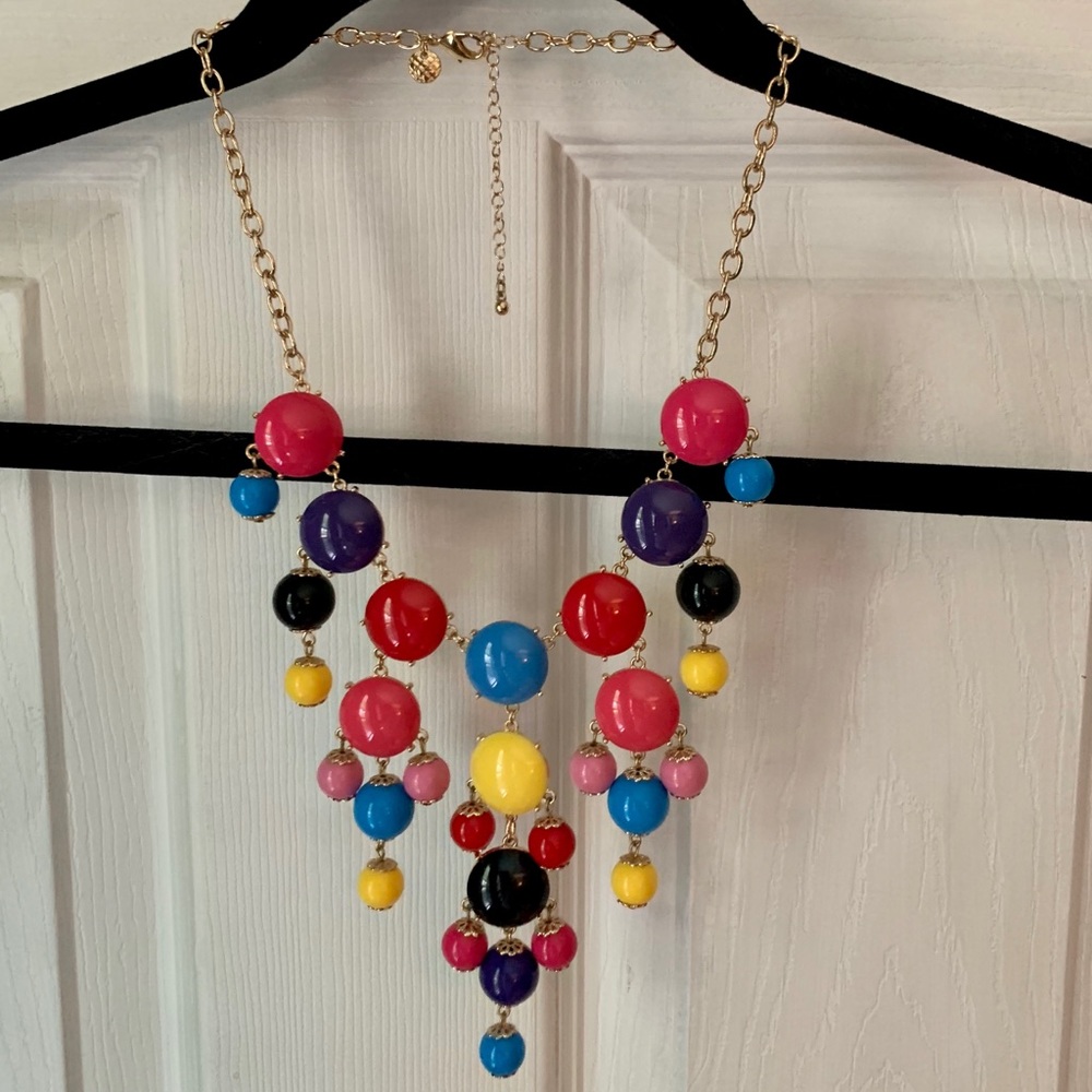 IMAN Global Chic NWOT Colorful Statement Necklace